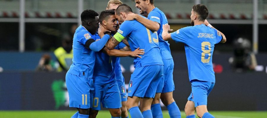 Italy England Raspadori Bonucci
