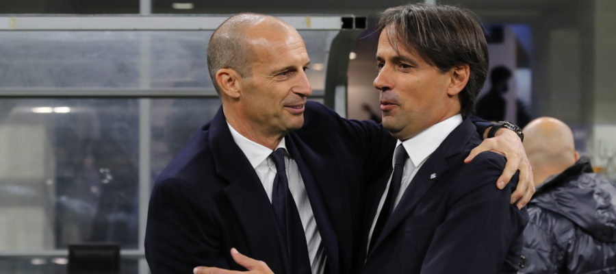 Despite their sides' poor showings to start the season, Massimiliano Allegri and Simone Inzaghi will be at the helm of Juventus and Inter after the break.