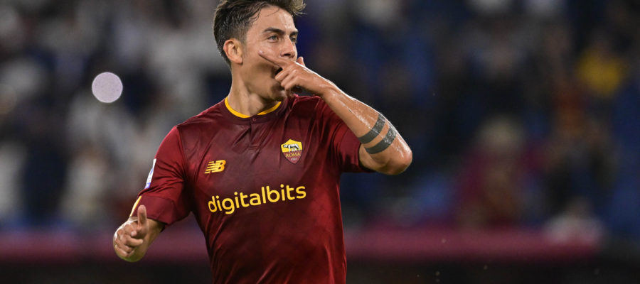 Paulo Dybala is off to a splendid start at Roma. He has managed to stay healthy and has logged three goals and two assists in seven matches.