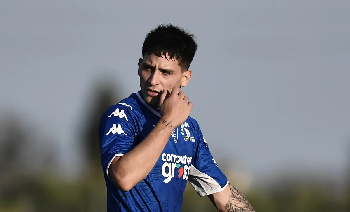 Inter loanee Martin Satriano scored his first goal for Empoli against Salernitana - in what also turned out to be his first goal ever in Serie A.
