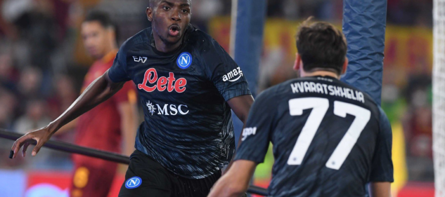 Napoli shocked Roma at the Stadio Olimpico with a late Victor Osimhen strike to reinforce their solitary lead at the top of the Serie A table