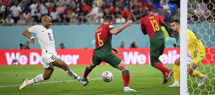 Ghana opened their 2022 World Cup campaign with a 3-2 defeat to Portugal on Thursday in Doha. Here is how we rated the Black Stars players