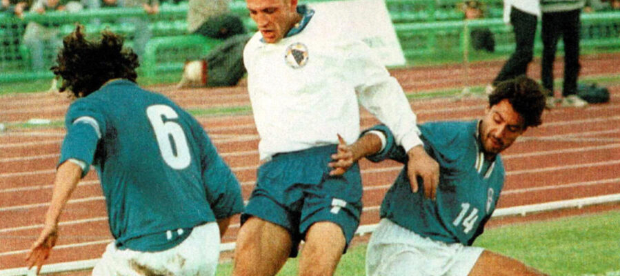 On November 6, 1996, Arrigo Sacchi coached the Azzurri for the last time in a friendly game played in Sarajevo against Bosnia Herzegovina