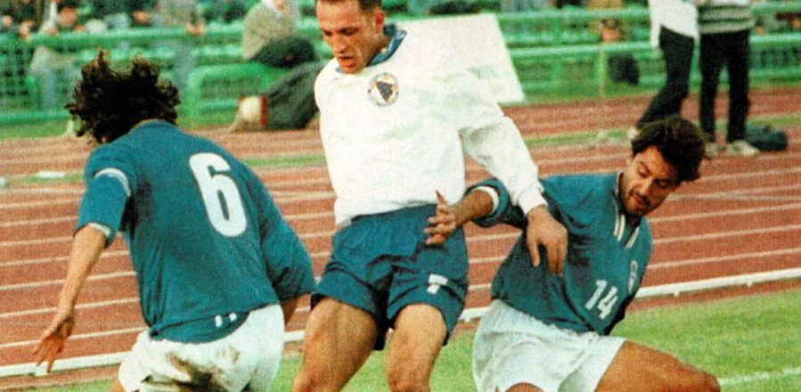 On November 6, 1996, Arrigo Sacchi coached the Azzurri for the last time in a friendly game played in Sarajevo against Bosnia Herzegovina