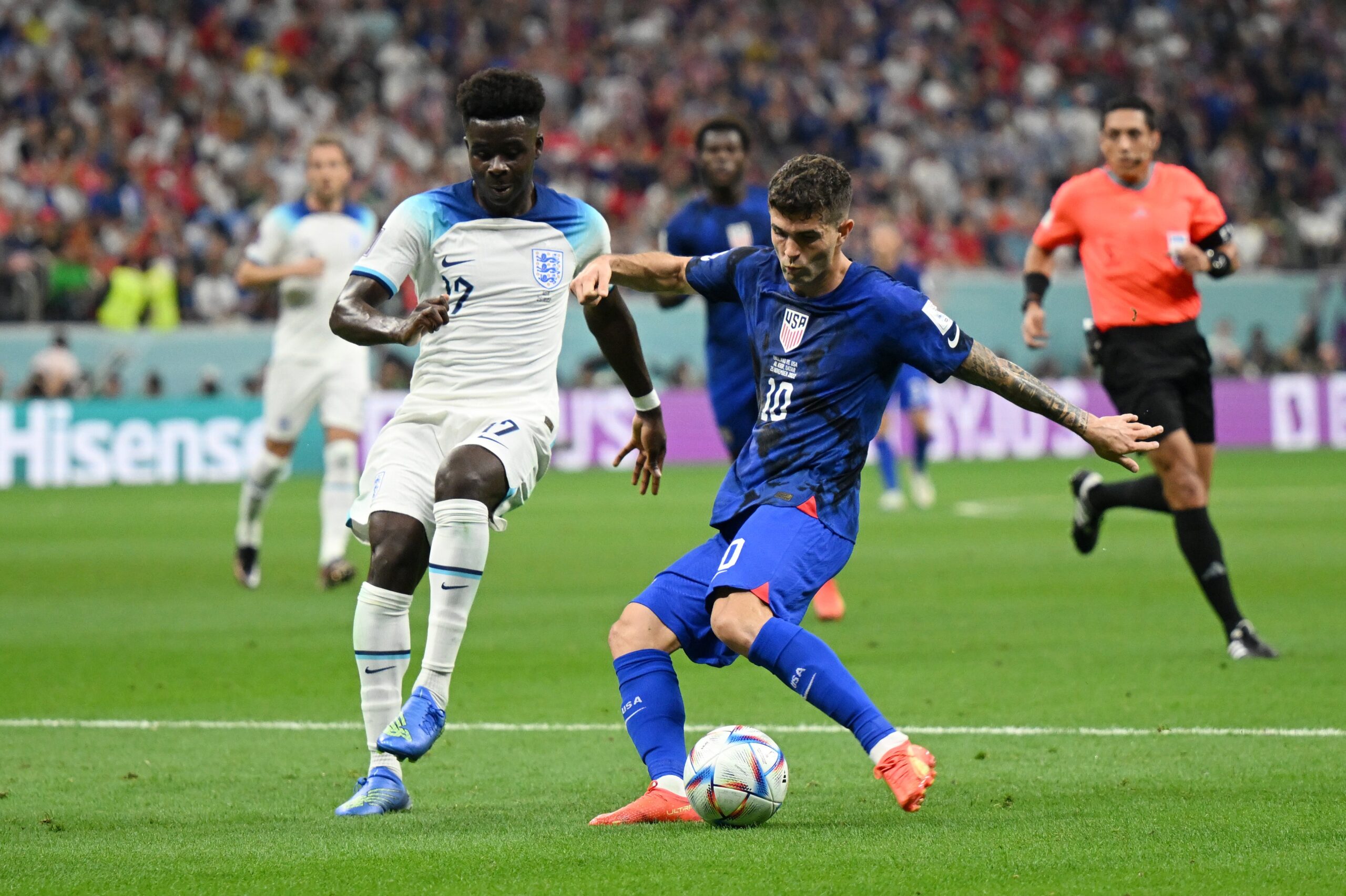 The battle between England and U.S.A. at the Al Bayt Stadium was far from the most entertaining thing seen in the Qatari World Cup so far