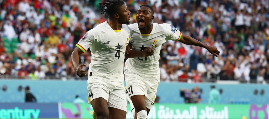 Mohammed Kudus and Mohammed Salisu led the Black Stars to their first World Cup victory in Qatar, defeating South Korea in their second group game on Monday