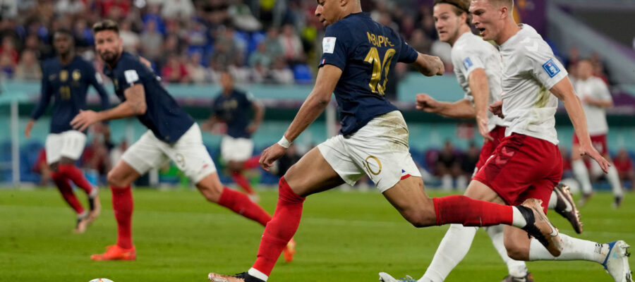 The first team to book a ticket to the 2022 World Cup is, you guessed it, France. The defending champions overcame Denmark 2-1 with a Kylian Mbappe brace