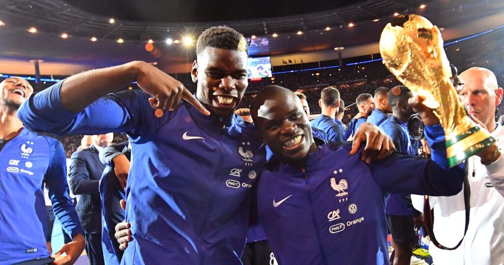 Pogba, Kante, France, World Cup