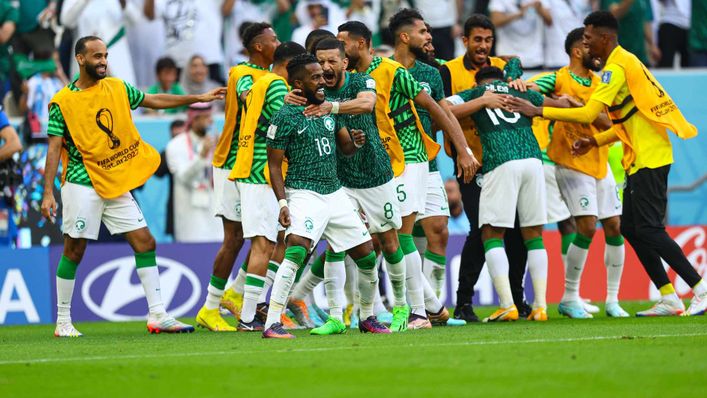 It was an electric atmosphere at the Lusail Stadium as Saudi Arabia came away with a shocking 2-1 win over Lionel Messi and Argentina