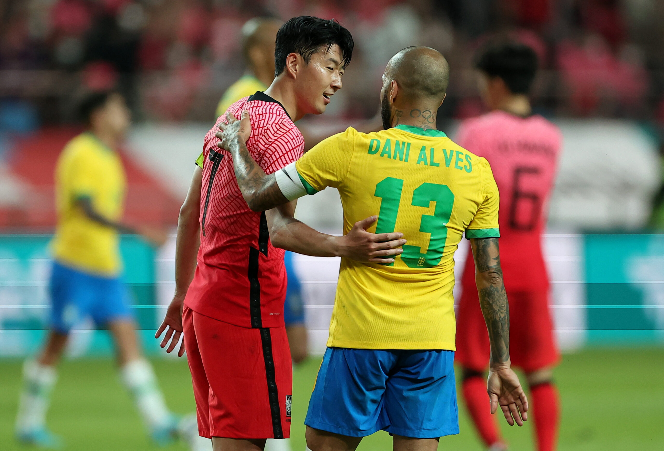 Son Heung-min struggled mightily in South Korea's heavy 4-1 defeat against Brazil, in which he failed to generate any significant offense