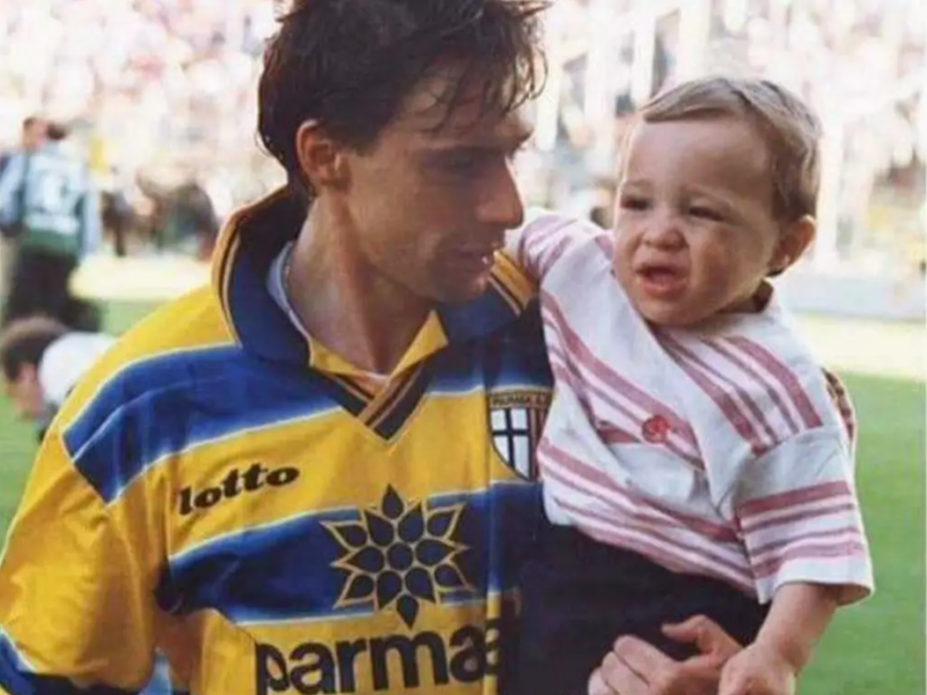 During his mid-1990s prime, Enrico Chiesa was a Serie A striker as lethal as his son Federico, wearing the jerseys of Parma and Fiorentina among others