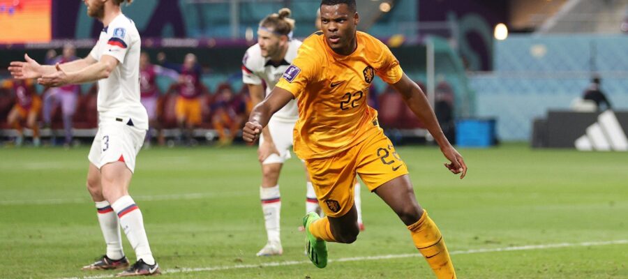 The Netherlands recorded a 3-1 victory to defeat the USA in the last 16 thanks to a stellar performance by wing-back Denzel Dumfries.