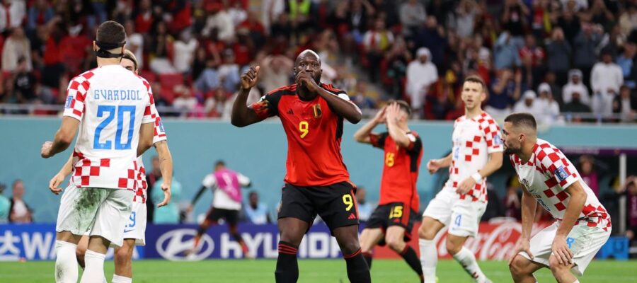 Romelu Lukaku missed a host of quality chances for Belgium as they suffered a 0-0 draw against Croatia that sees them fail to qualify for the last 16