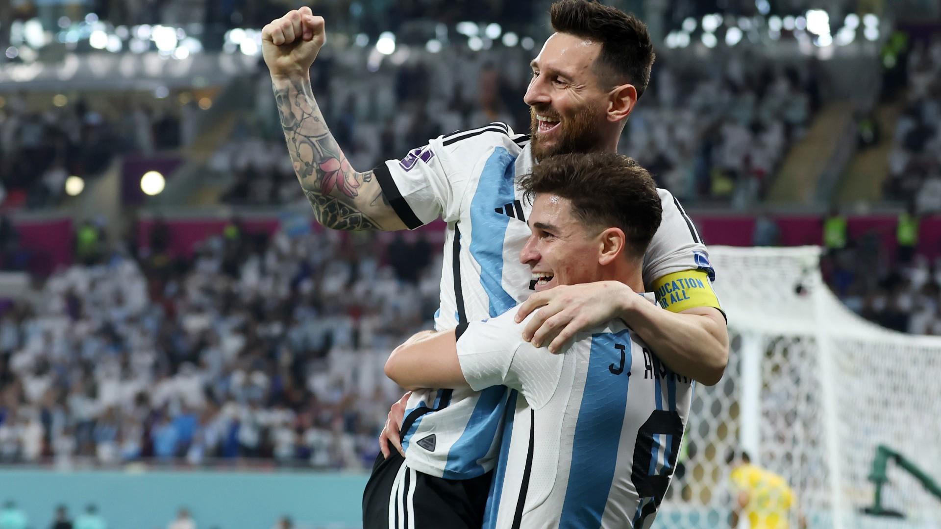 With a few more problems than expected, Argentina beat Australia in a World Cup Round of 16 matchup and won the rights to face Netherlands