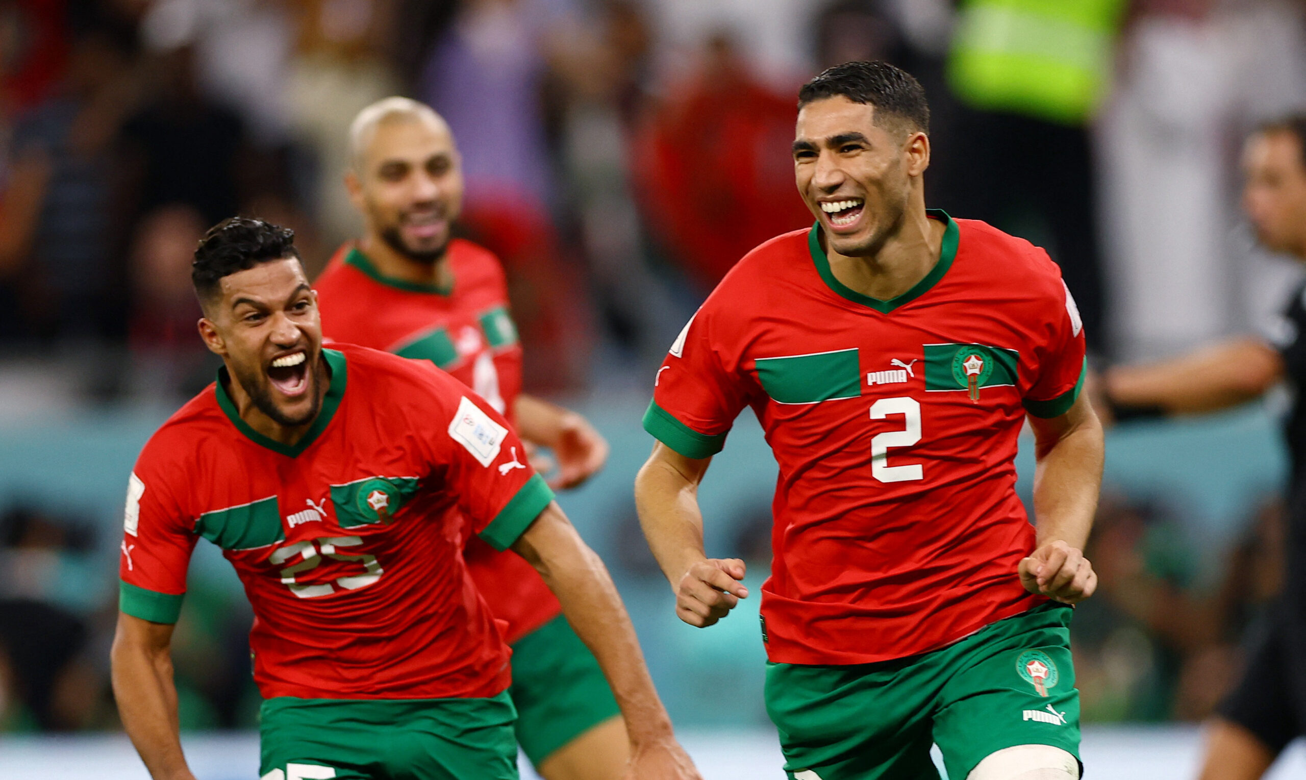 Morocco made history on Tuesday night as they landed into the World Cup Quarter Finals for the first time after beating Spain in a penalty shootout.