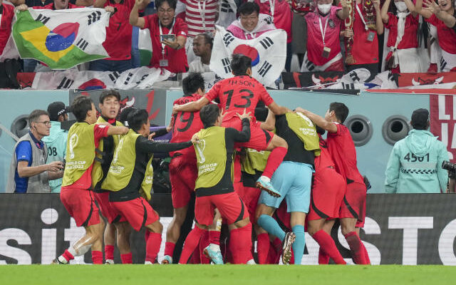 South Korea fans were left in tears as super sub Hee-Chan Hwang scored a dramatic injury-time winner against Portugal to keep them in the tournament
