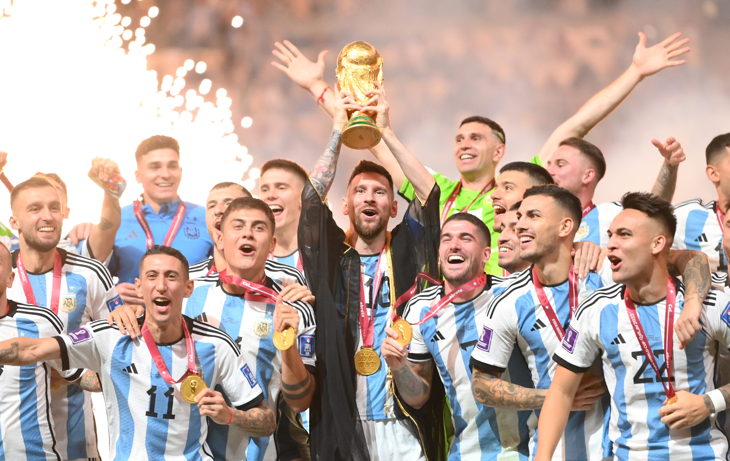 Juventus already held the record for most World Cup champions before the recent edition. Angel Di Maria and Leandro Paredes joined the list.