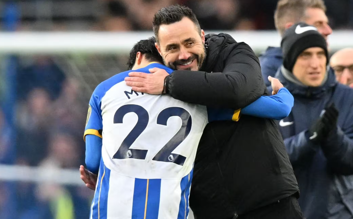 De Zerbi seems to have the magic key to unlock a player’s potential and has no issue in turning to youth, as he's showing at Brighton