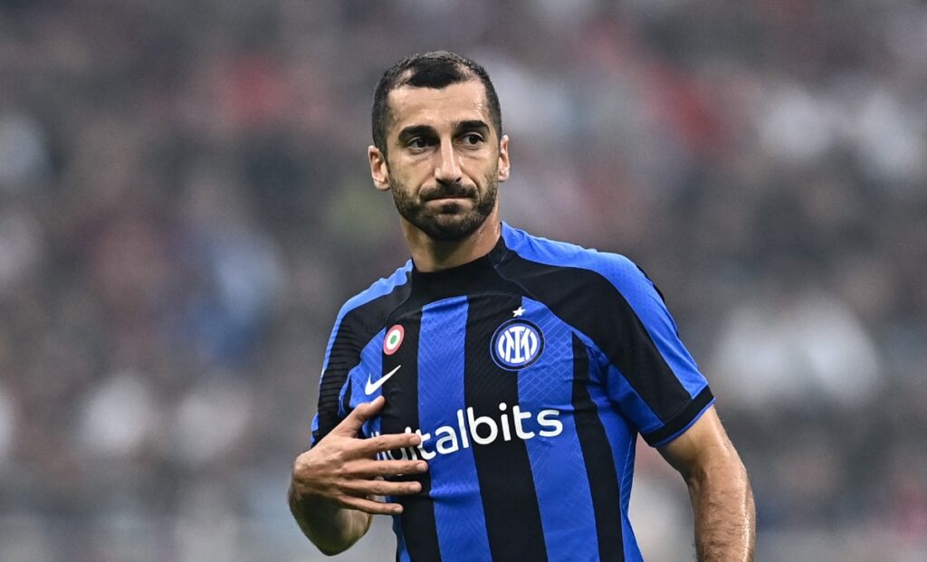 Inter Milan confirm Henrikh Mkhitaryan suffers thigh injury