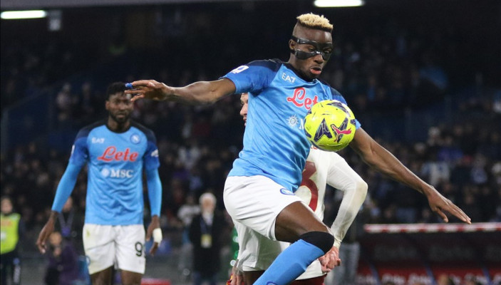Victor Osimhen starred in Napoli's enthralling 2-1 victory over Roma as he fired Napoli into the lead at the Diego Maradona Stadium.