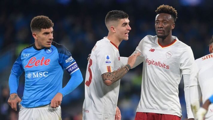 Roma suffered a 2-1 defeat away to champions-elect Napoli in a spectacular showdown at the Diego Maradona Stadium on Sunday night. 