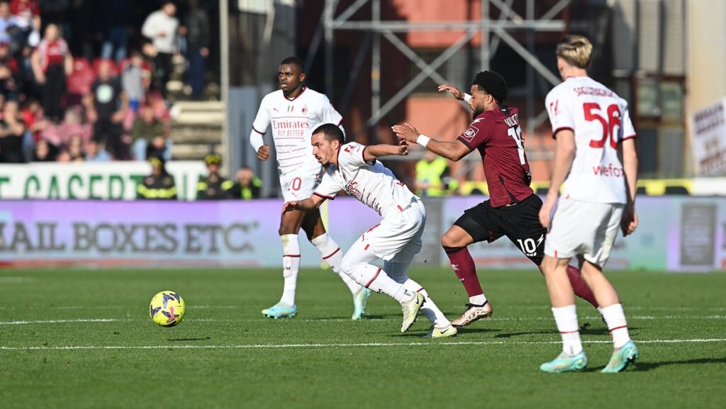 Reigning Serie A champions Milan squeezed past Salernitana 2-1 on Wednesday afternoon despite having numerous chances to take three points more comfortably