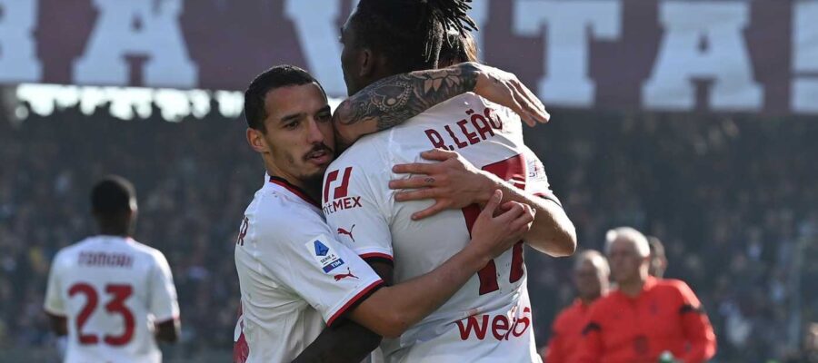 Rafael Leao and Sandro Tonali each scored in Milan's 2-1 victory over Salernitana. The Rossoneri backline also stepped up, allowing just one shot on target