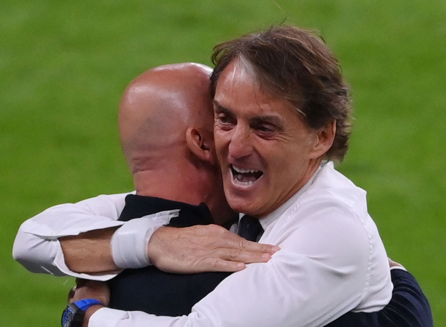 Roberto Mancini recalled his final chat with Gianluca Vialli, with whom he shared time in his playing days at Sampdoria and then on the Azzurri bench.