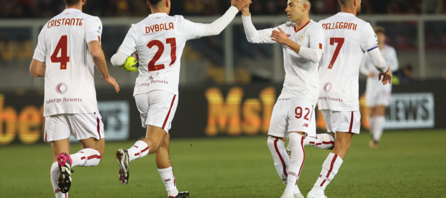 Roma fought back to hold bottom-half Lecce to an evenly-contested 1-1 draw at the Stadio Via del Mare on Saturday evening