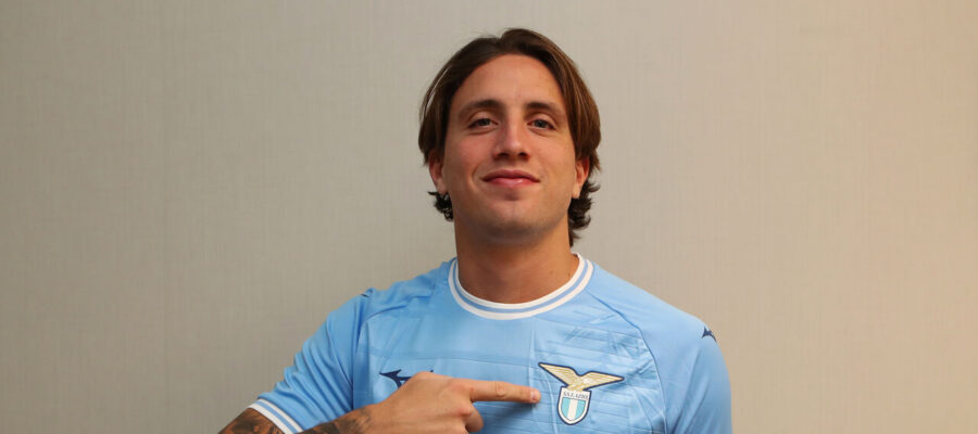 Luca Pellegrini was unveiled by Lazio several days after joining the club late in the January window. He has yet to feature for his new club.