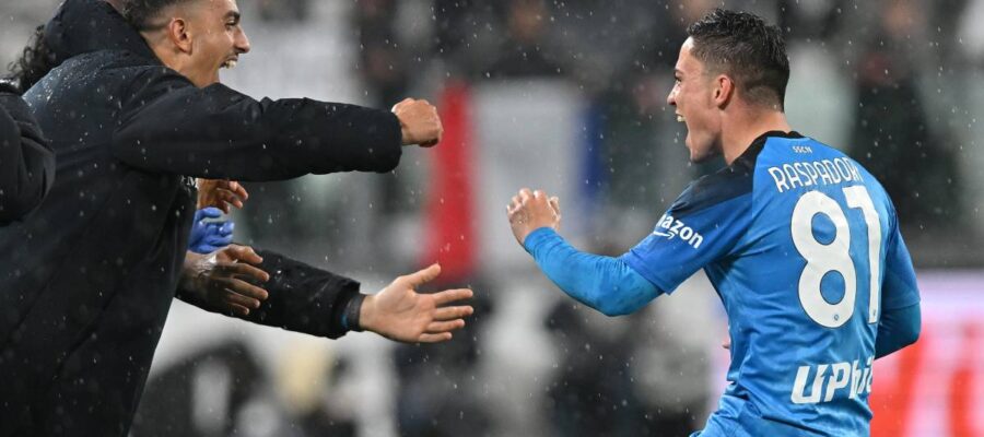 Giacomo Raspadori has rarely been a starter in his two Napoli years but that hasn’t precluded him from putting up stats, especially in the Champions League.