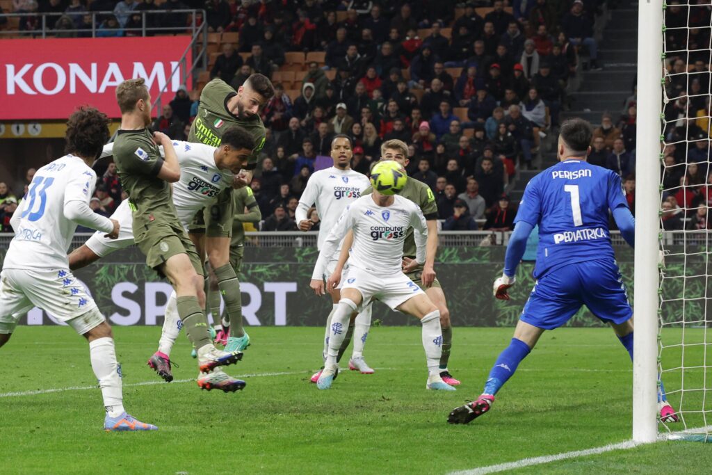 San Siro forms the backdrop for a lopsided Serie A contest between top-four hopefuls Milan and mid-table Empoli that's about to kick off any minute now