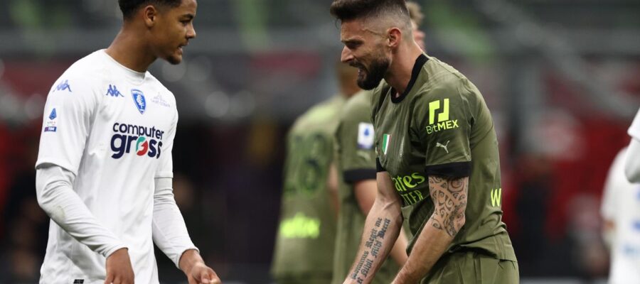 Starting a lineup rife with reserves, Milan squandered a strong performance by Sandro Tonali in a scoreless draw with Empoli