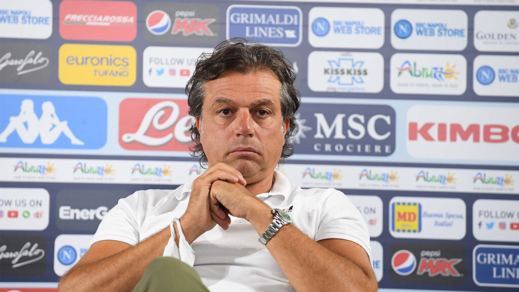 Cristiano Giuntoli was eerily absent from Rudi Garcia’s presentation, and president Aurelio De Laurentiis is likely to let the exec out of his contract.