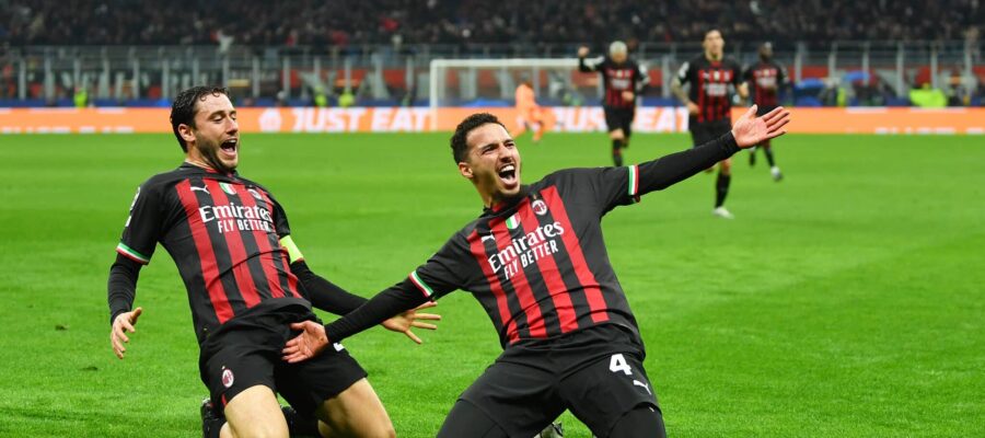 Legendary coach Arrigo Sacchi praised Milan and Napoli for their performances in the first leg of the Champions League’s quarter-finals.