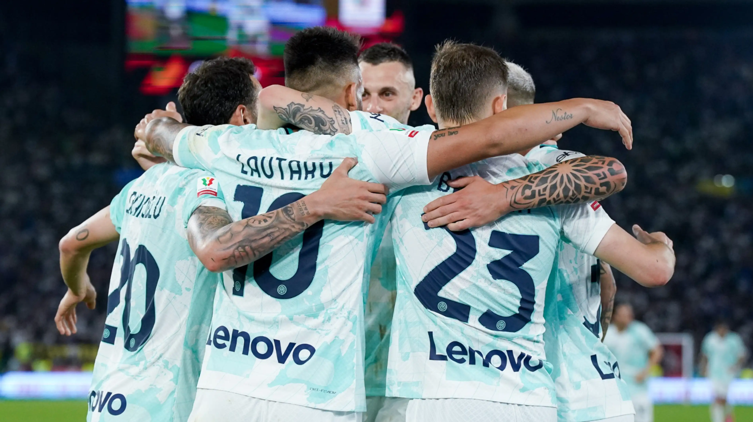 Inter's bizarre season experienced a new high on Wednesday night as a brace from Lautaro Martinez helped them beat Fiorentina in the Coppa Italia Final