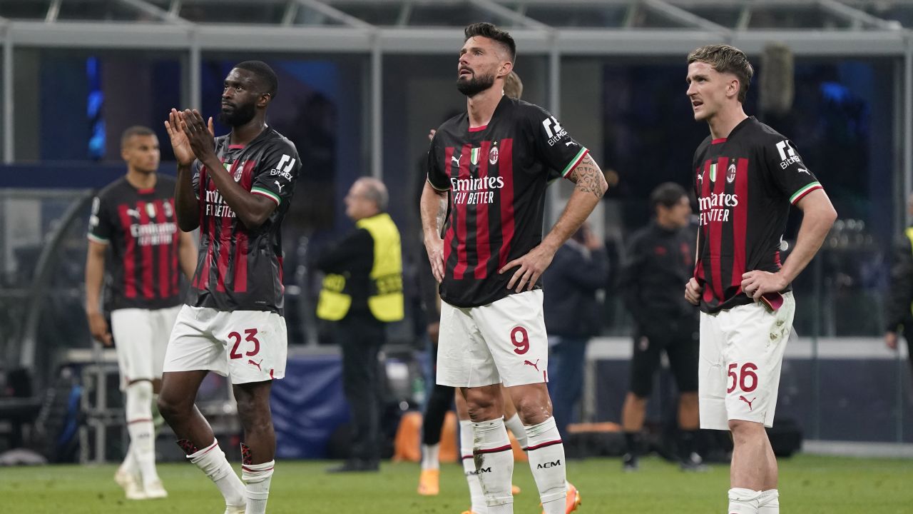 Olivier Giroud and Brahim Diaz were in terrible form as Inter eliminated domestic rivals Milan from Champions League contention