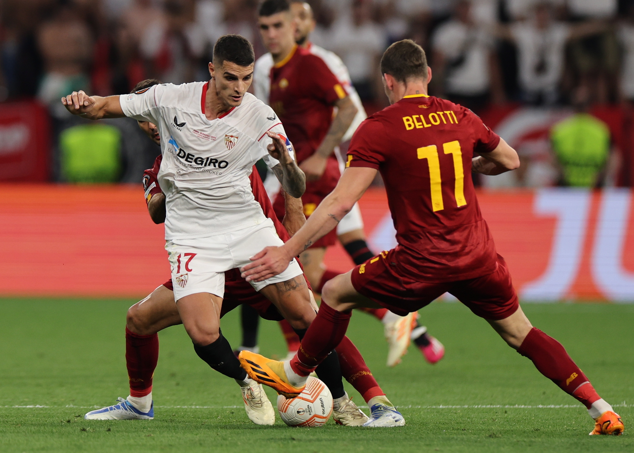It took more than 140 minutes to separate Roma and Sevilla in the final showdown of the Europa League but the Spanish prevailed on penalties