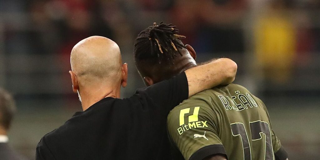 Rafael Leao left Saturday’s clash with Lazio in the early going due to a muscular problem. The injury isn’t severe, but he could miss Wednesday's game.