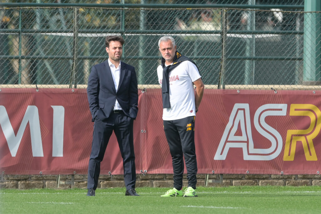 José Mourinho and Tiago Pinto don’t see eye to eye on the present and future of the club. The Roma ownership could decide to move forward with just one.