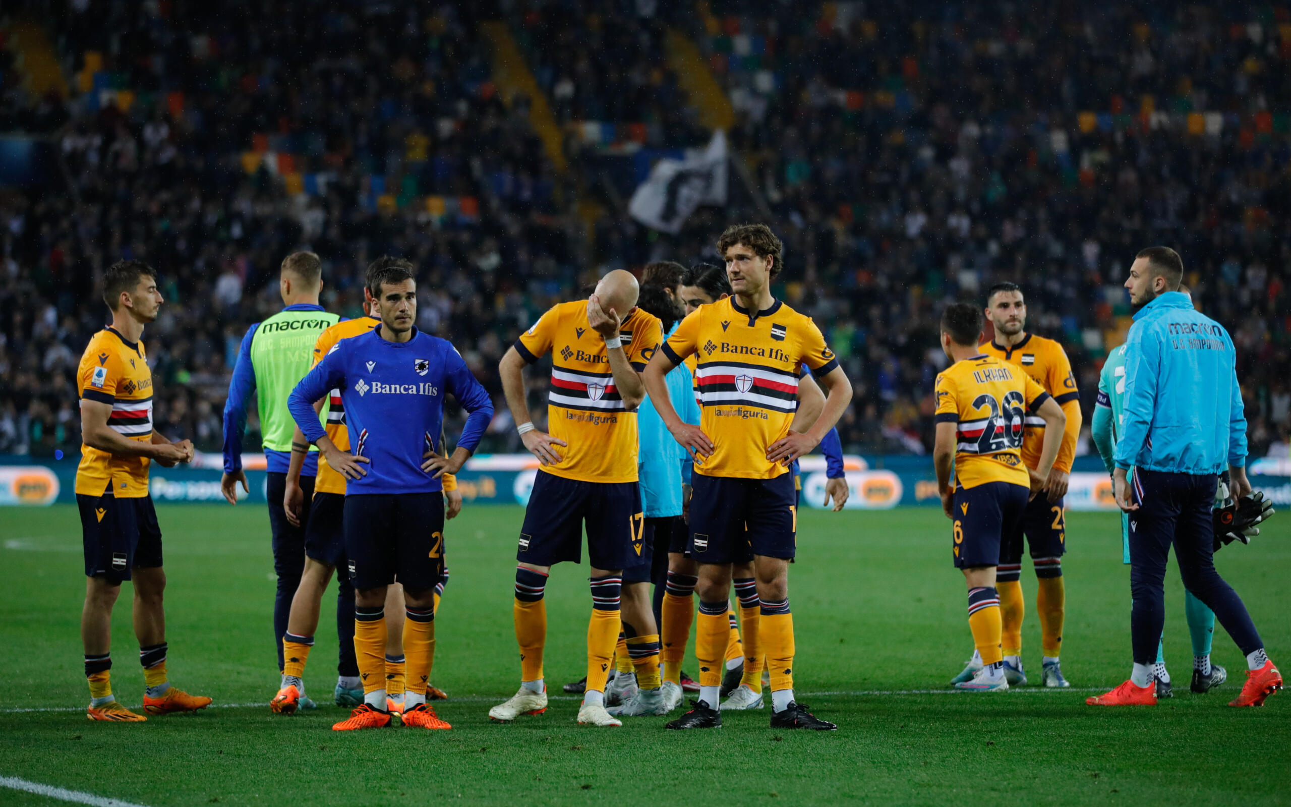 Sampdoria have formally bid farewell to Serie A after 12 years following the 0-2 loss to Udinese Monday night. They have collected just 17 points.