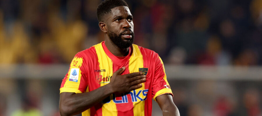 Samuel Umtiti is enjoying a bounce-back campaign at Lecce and is drawing interest from fellow Serie A sides, especially Roma and Inter.