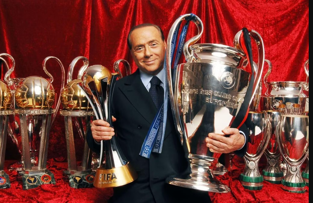 Silvio Berlusconi left Milan after 31 years, and after having collected 29 trophies. No other football club owner has even won that much