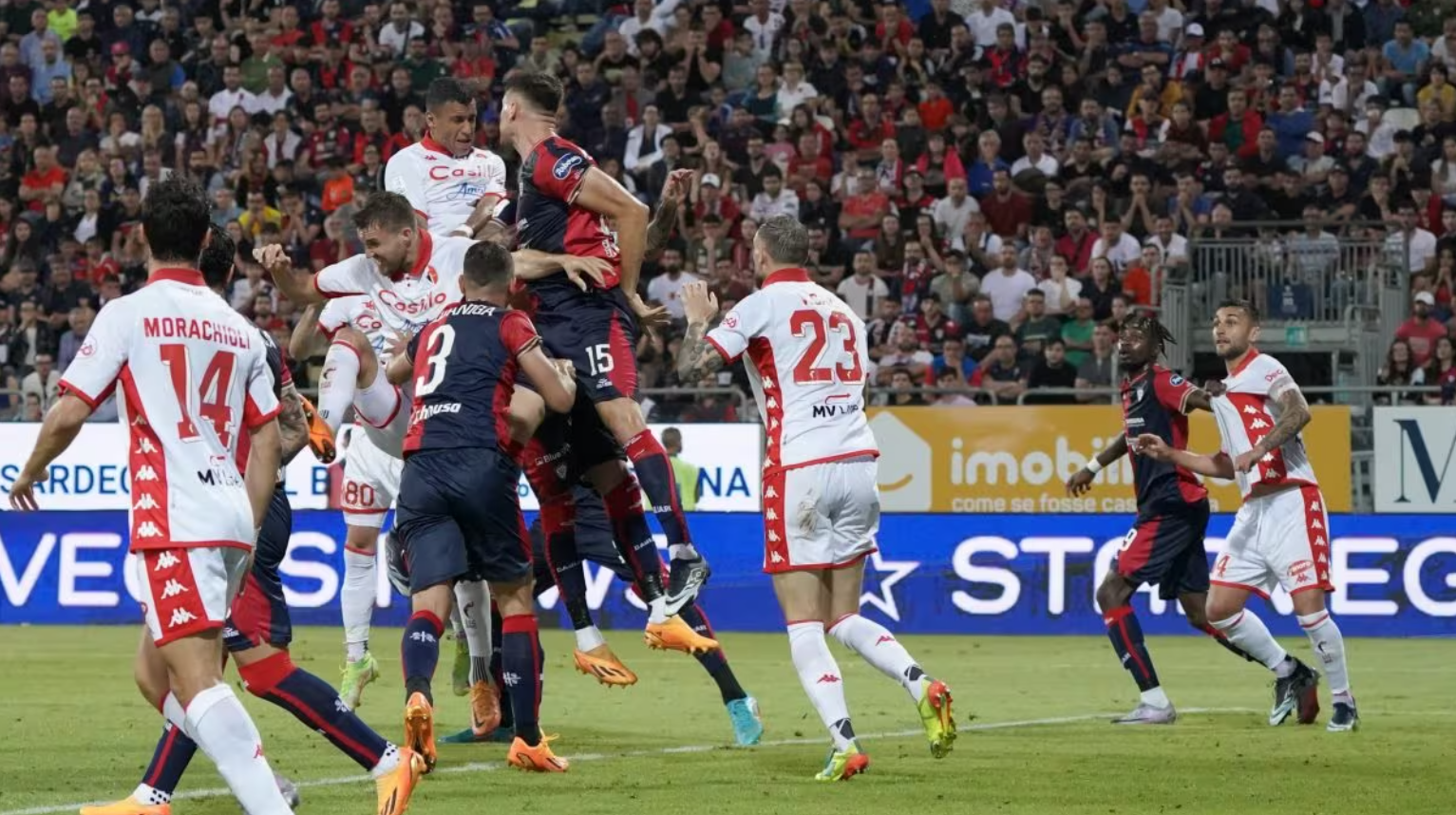 Cagliari and Bari shared the spoils at the Unipol Domus Arena in the first leg of a playoff to determine the final participant to the Serie A 2023/24