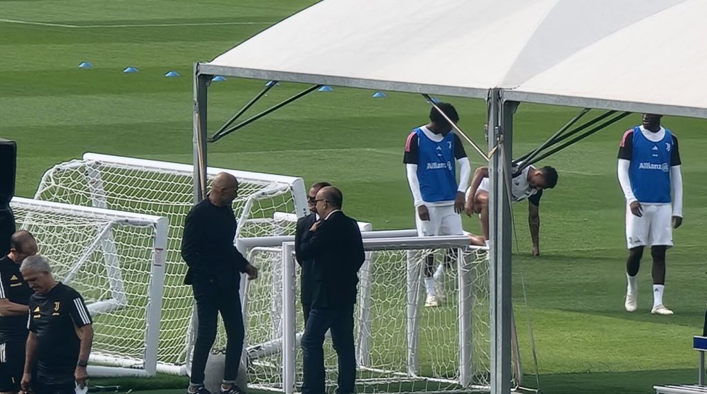 Juventus welcomed Luciano Spalletti at their training center on Wednesday for a high-intensity practice session that left some dings and bruises.