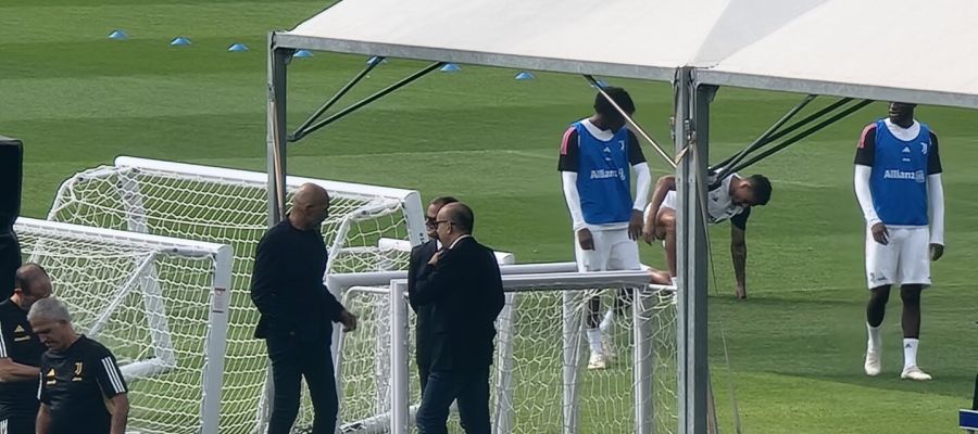Juventus welcomed Luciano Spalletti at their training center on Wednesday for a high-intensity practice session that left some dings and bruises.