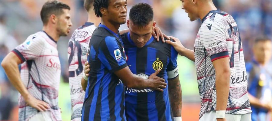 Inter let an early two-goal cushion slip through their fingers as Bologna fought back to end a three-game losing run at Giuseppe Meazza with a dramatic 2-2 draw