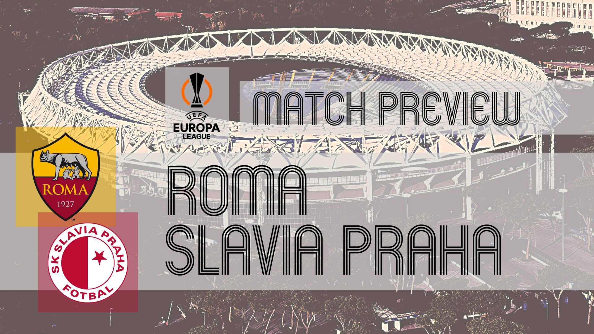 Roma 2-0 Slavia P.: results, summary and goals