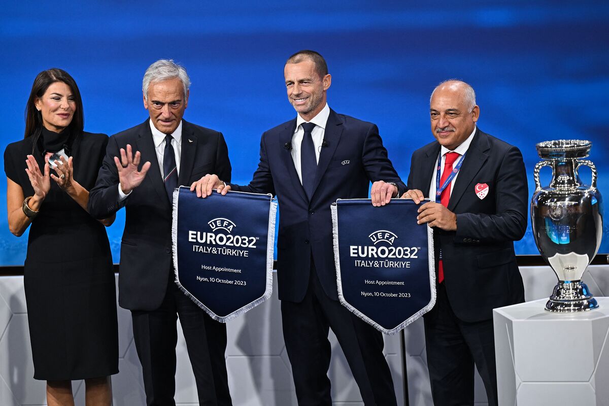 Milan, Turin and Rome are expected to fill three of the five slots for Euro 2032, but it will a while for the other cities' projects to take shape.