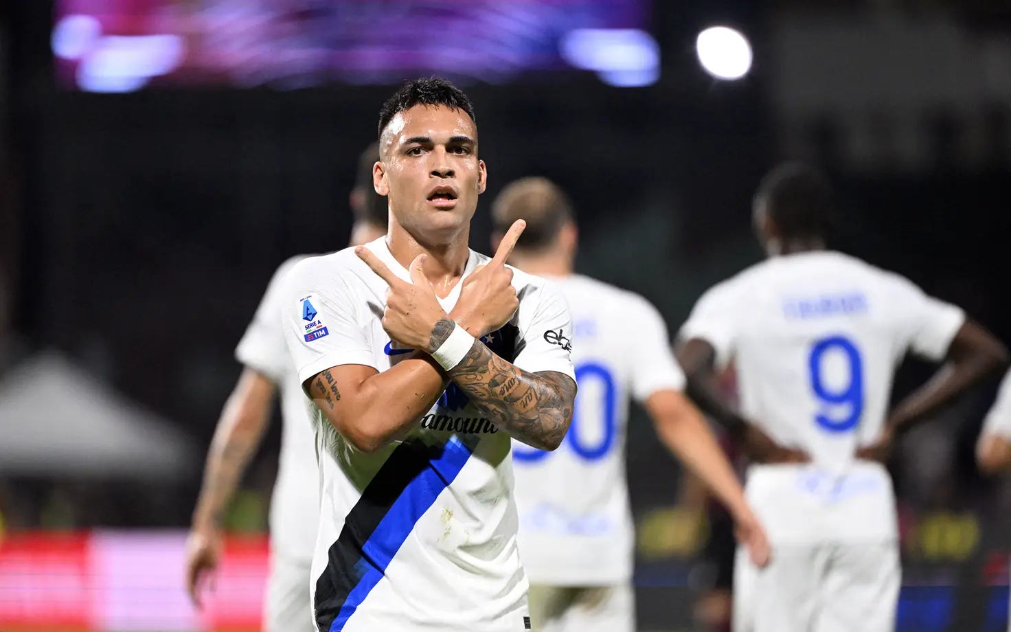 Lautaro Martinez boosted his seasonal numbers by scoring four goals off the bench against Salernitana. He has hit the net nine times in seven rounds.